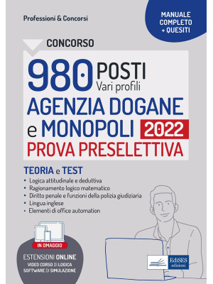 Concorsi 980 posti Agenzia ...