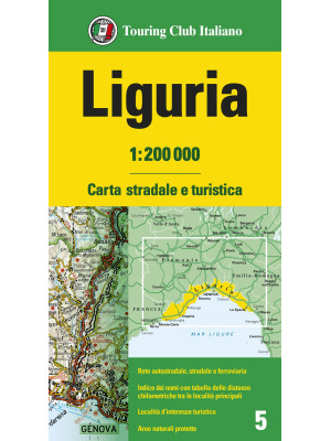 Liguria 1:200.000. Carta st...