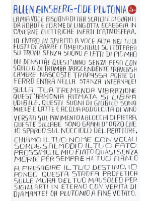 Ode plutonia. Poesie 1977-1...