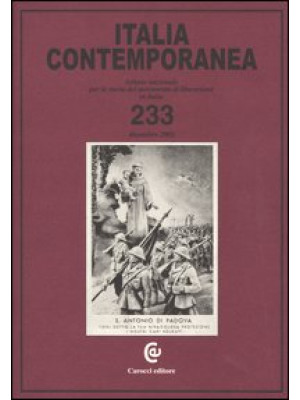 Italia contemporanea. Vol. 233