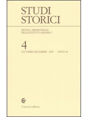 Studi storici (2005). Vol. 4