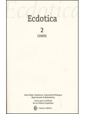 Ecdotica (2005). Vol. 2
