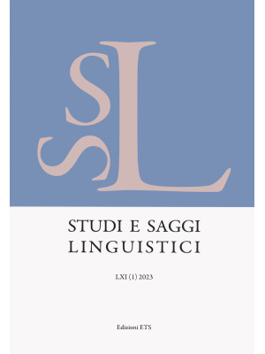 Studi e saggi linguistici (...