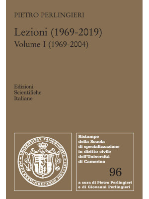 Lezioni (1969-2019). Vol. 1...