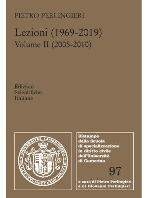 Lezioni (1969-2019). Vol. 2...