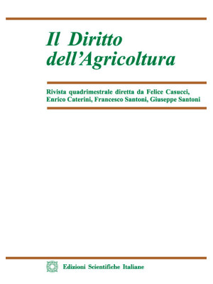 il diritto dell'agricoltura (2021). Vol. 3