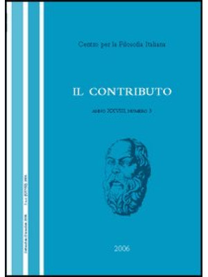 Il contributo (2006). Vol. 3