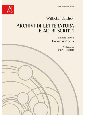 Wilhelm Dilthey. Archivi di...