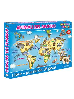 Animali del mondo. Puzzle b...