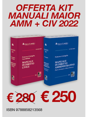 Kit manuali maior 2022: Amministrativo + Civile