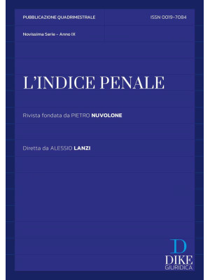L'indice penale (2023). Vol. 1