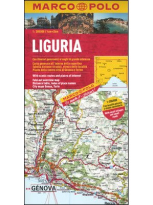 Liguria 1:200.000. Ediz. mu...