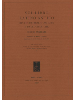 Sul libro latino antico. Ri...
