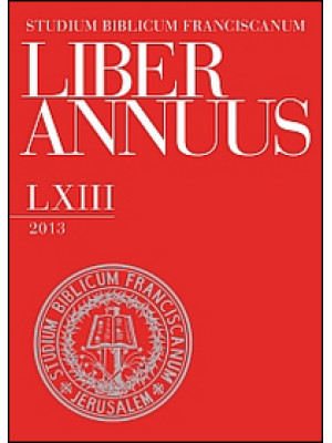 Liber annuus 2013. Ediz. it...