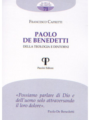 Paolo de Benedetti. Della t...