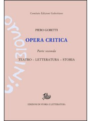 Opera critica. Vol. 2: Teat...