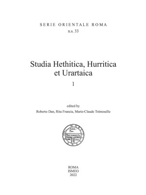 Studia Hethitica, Hurritica...