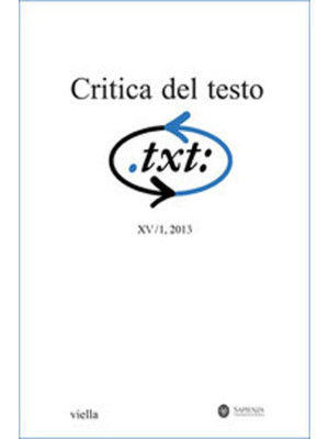 Critica del testo. Vol. 16/1