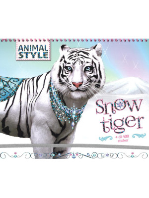Snow Tiger. Animal style. E...