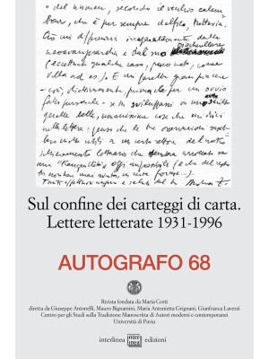 Autografo (2022). Vol. 68: ...