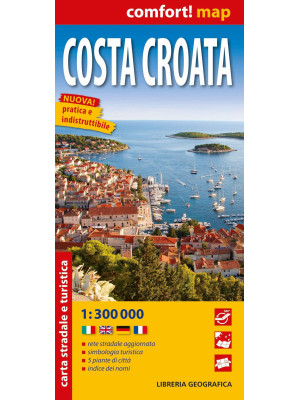Costa croata 1:300.000