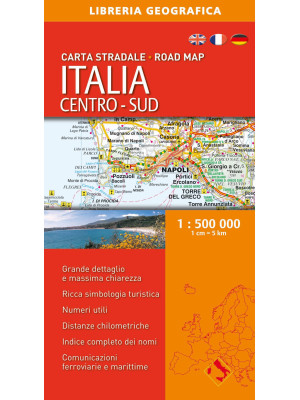 Italia. Centro-sud 1:500.000