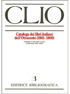 CLIO. Catalogo dei libri it...
