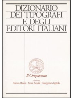 Dizionario dei tipografi e ...