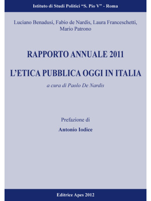 Rapporto annuale 2010. L'et...