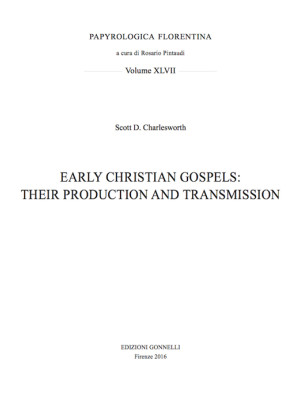 Early christian gospels: th...