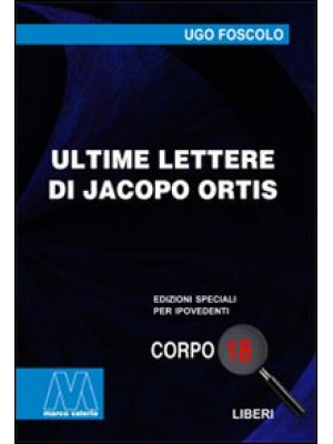 Ultime lettere di Jacopo Or...