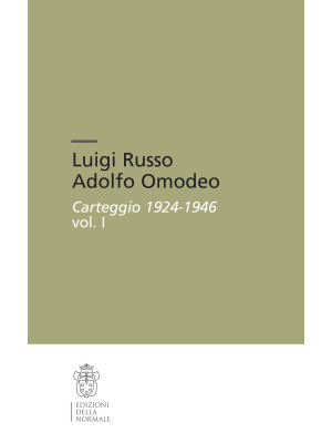 Luigi Russo Adolfo Omodeo. ...
