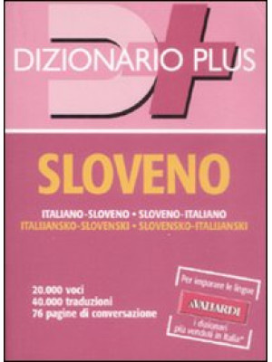 Dizionario sloveno. Italian...