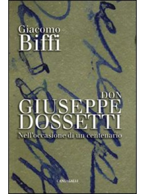 Don Giuseppe Dossetti. Nell...