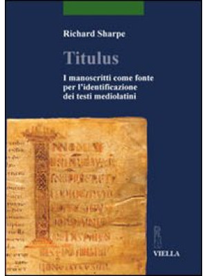 Titulus. I manoscritti come...