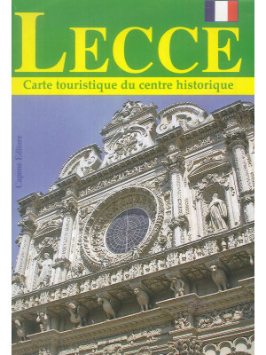 Lecce. Carte touristique du...