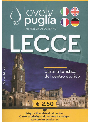 Lecce. Cartina turistica de...