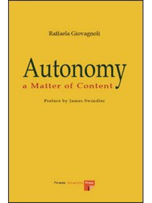 Autonomy. A matter of conte...
