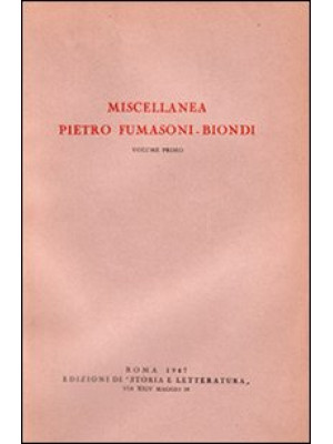 Miscellanea Pietro Fumasoni...