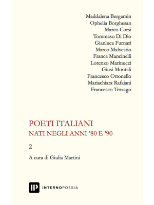 Poeti italiani nati negli anni '80 e '90. Vol. 2