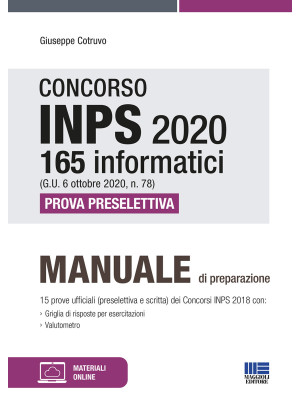 Concorso INPS 2020 165 info...