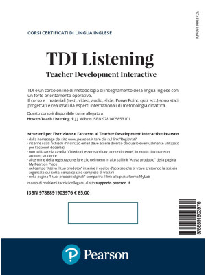TDI. Teacher development in...