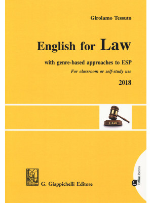 English for law. With genre...