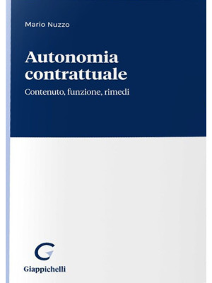 Autonomia contrattuale. Con...