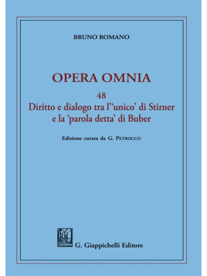 Opera omnia. Vol. 48: Dirit...