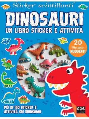 Dinosauri. Sticker scintill...