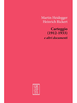 Carteggio (1912-1933) e alt...