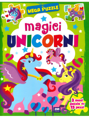 Magici unicorni. Mega puzzle