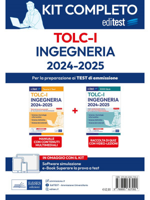 Kit completo TOLC-I Ingegne...