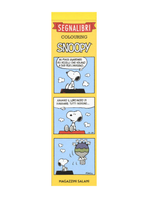 Snoopy. Segnalibri colouring